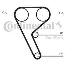 Zahnriemen CONTINENTAL CTAM CT1157 für 159 DELTA GIULIETTA 171 SPIDER ALFA 4C 3