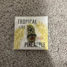 New Jim Beam Pineapple Liqueur Infused with Bourbon Whiskey Lapel Pin