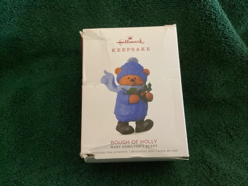HALLMARK KEEPSAKE 2018 BOUGH OF HOLLY MARY HAMILTON'S BEARS #4TH IN SERIES