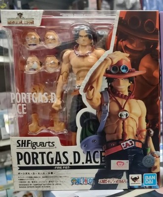 Bandai One Piece S.H.Figuarts Portgas D. Ace Fire Fist Action Figure SHF Toy New