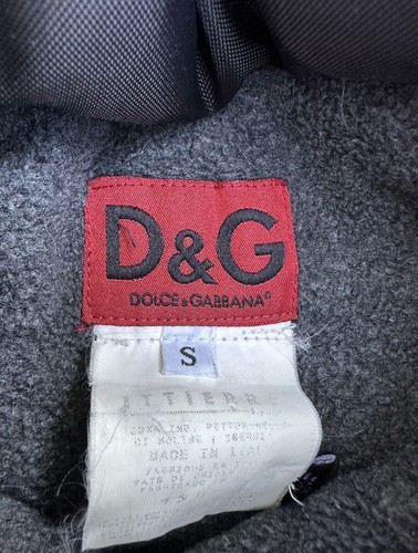 Vintage 90s Dolce Gabbana Puffer Vest Snow Black Very Rare Size Small - Picture 7 of 10
