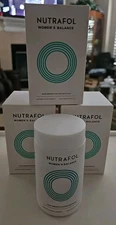 1 (One)Nutrafol Women's Balance Hair Growth Capsules Age 45+ Glass Body Jar NEW