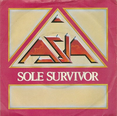 Asia - Sole Survivor - Used Vinyl Record 45 - K34z
