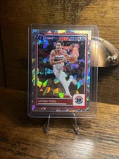 2023-24 Panini Nba Hoops Premium Stock - Jordan Poole #277 Ice Prizm