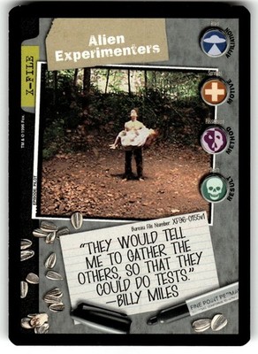 The X-Files Premiere Card #155 C Alien Experimenters