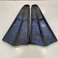 Vintage Voit Duck Feet UDT Super Swim Fins XL Blue Black SCUBA Made USA