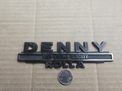 Denny Ford Lincoln Rolla Missouri MO Car Dealership Dealer Emblem Badge Logo
