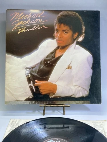 Michael Jackson Thriller Vintage Vinyl LP 1982 Epic Record QE-38112
