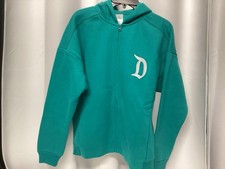NWT Disney Parks Disneyland Authentic Original Teal Zip Up Adult Hoodie Sz S
