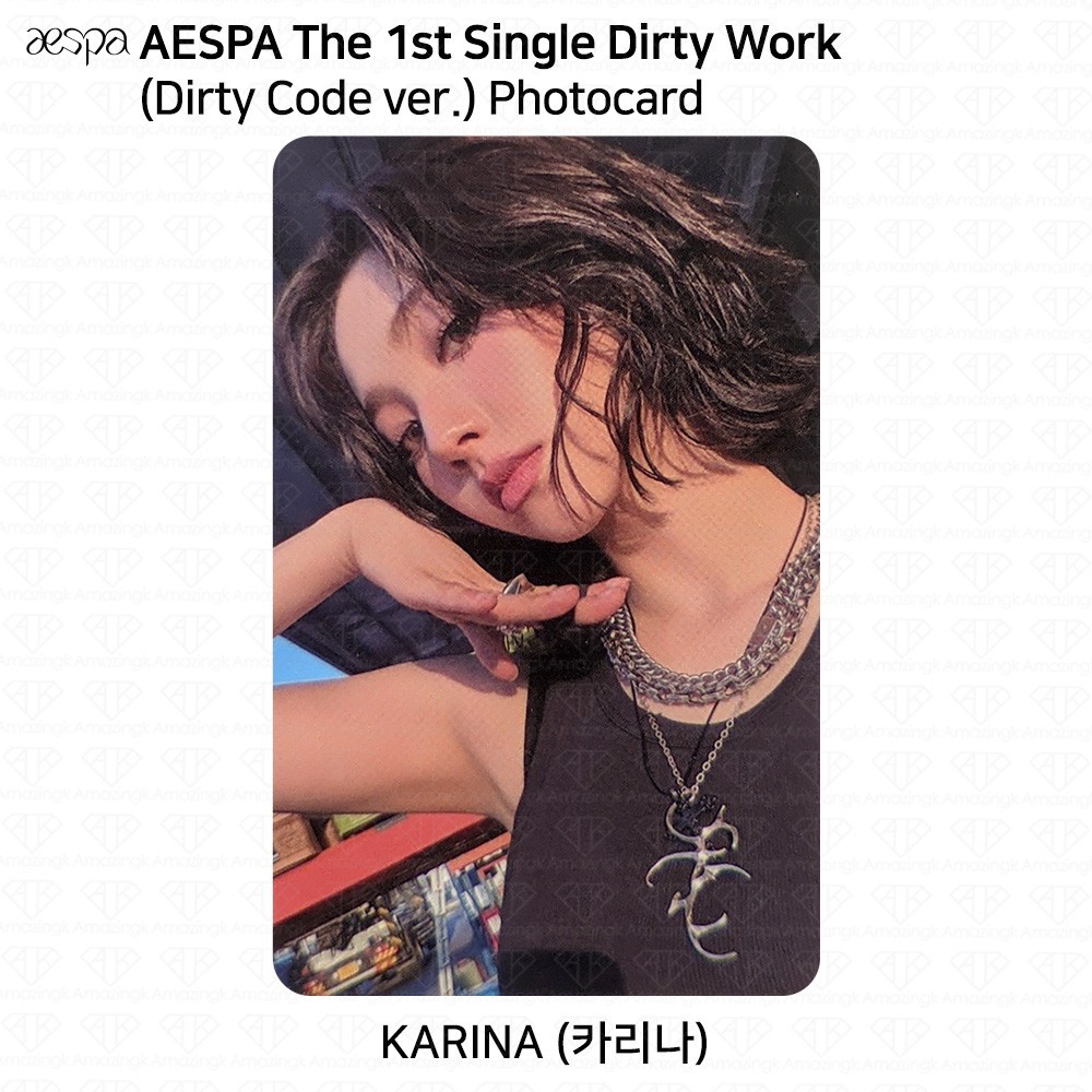 aespa Dirty Work DIRTY CASE ターゲット カリナ① 楽天市場】aespa - SINGLE 「DIRTY WORK」 (Dirty Case ver