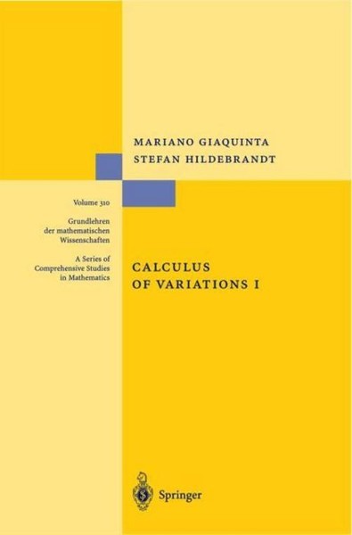 Calculus Of Variations I Mariano Giaquinta-image