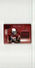 2001 Playoff Absolute Memorabilia Thomas Jones Leather and Laces #/825 #LL2