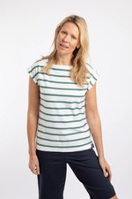 Weird Fish Bowe Striped Jersey T-Shirt