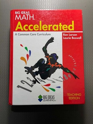 big ideas math accelerated teaching edition with practice journal