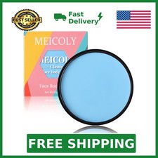 MEICOLY Light Blue Face Body Paint,1.05oz Water Based Washable Pale Baby Blue...