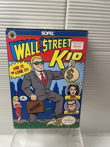 Wall Street Kid (Nintendo Entertainment System, 1990) NES CIB HANDBUCH Poster