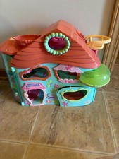 Biggest Littlest Pet Shop House Playset LPS no door Teal 2005 No Key