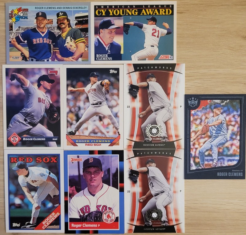 Roger Clemens Card Lot (10) HOF/Red Sox/Astros/Yankees