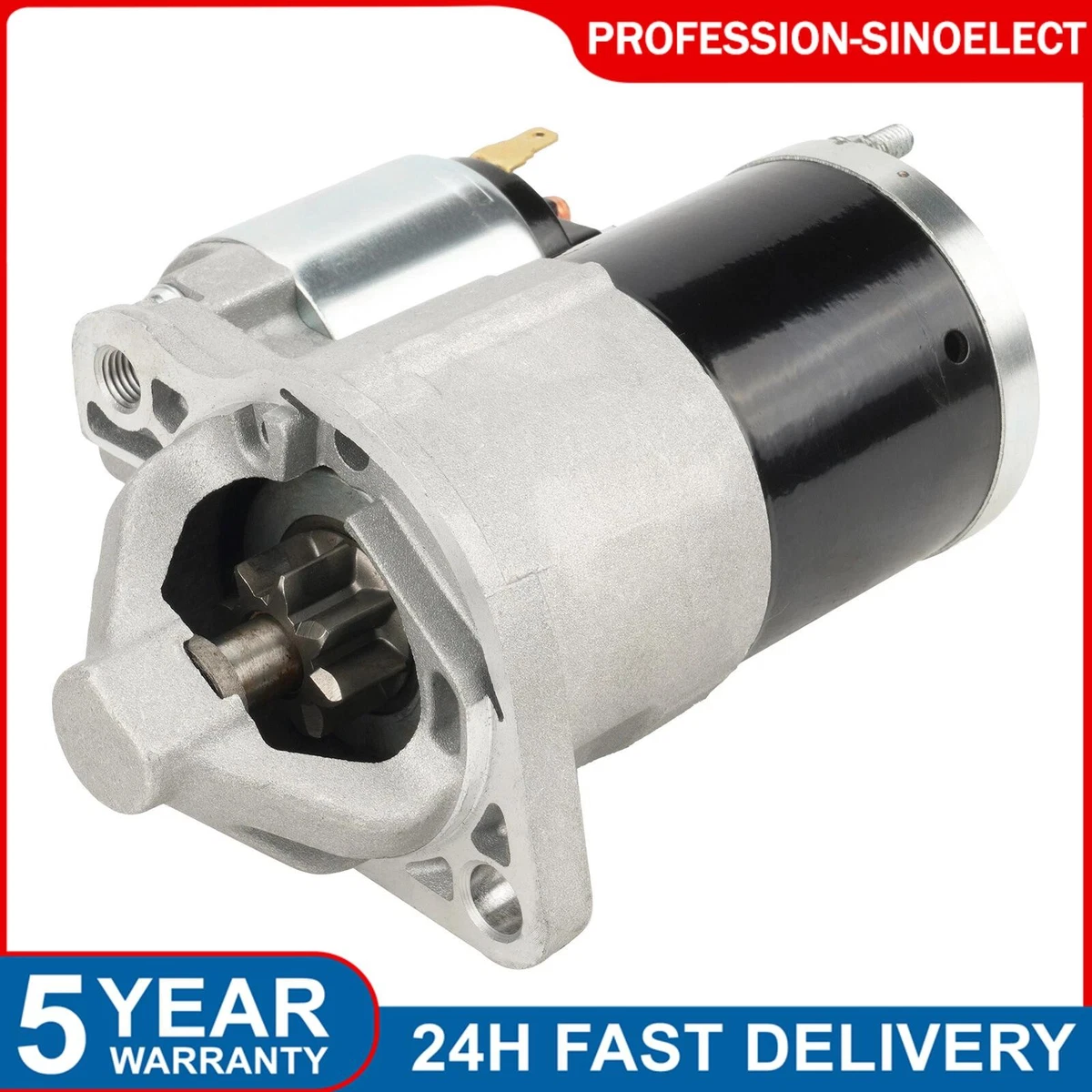 New Starter Motor For Mitsubishi Endeavor 3.8L 2004-2010 - 12V 1.3kW - View #2