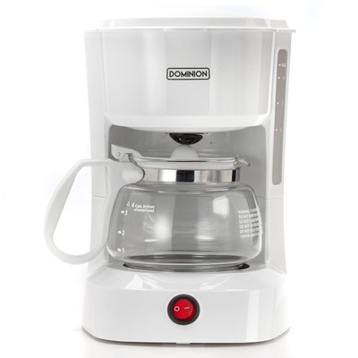 4-Cup Coffeemaker Compact Coffee Pot Brewer Machine, Quiet Operation with On ...