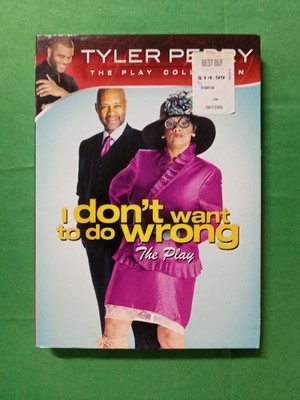 Tyler Perry's I Don't Want to Do Wrong (DVD, 2012)
