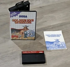 Sega Master System Golden Axe Warrior Complete In Box USA Version TESTED