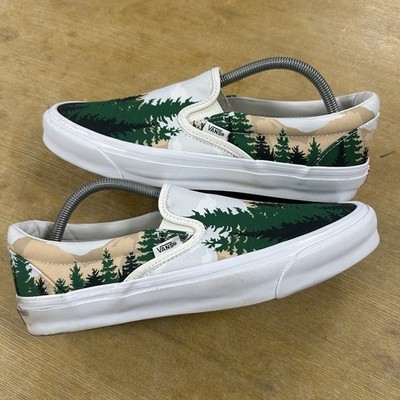 Kith For Vault By Vans OG Classic Slip-On LX Shoes Treescape KXTH Men s Size 10