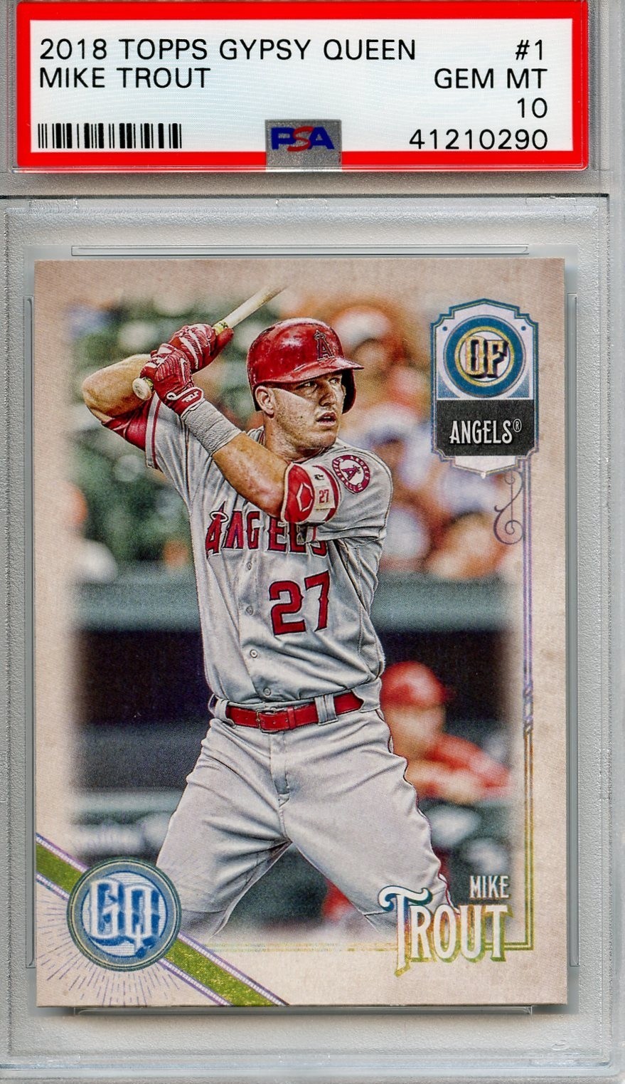 2018 Topps Gypsy Queen #1 Mike Trout - PSA 10 (Gem Mint)