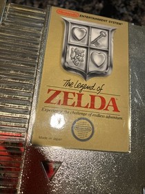 The Legend of Zelda (Nintendo NES, 1987)  Authentic Tested Gold Cartridge Only