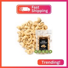 Premium Raw Cashews 16oz (1 lb.) Non-GMO, No Additives Batch Tested Gluten & Pea