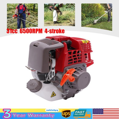 #ad 4 Stroke Gasoline Engine Pull Start Gasoline Engine Single Cylinder 31CC 139FA $88.13