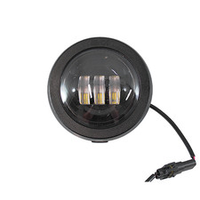 FANALE ANTERIORE TONDO A LED EVOK IRON PER PIAGGIO VESPA 50 125 HP FL PK N