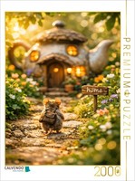 Calvendo Puzzle The Little Mouse At The Teapot House | 2000 Pieces, Finished Siz