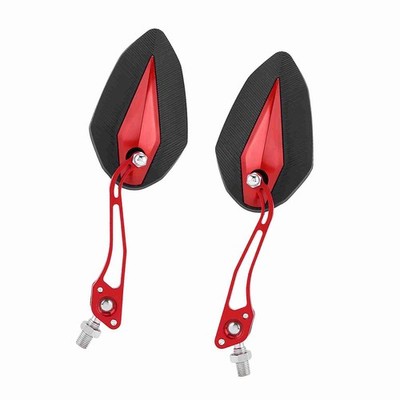 Pair 8mm 10mm Motorbike Scooter Motorcycle Rearview Mirror Rear View Side