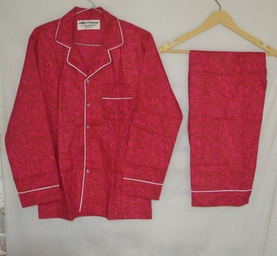 2XL Size Unisex Pajama Set Hand Print 100%Cotton TARRIF FREE 0% CHARGE PJ-45