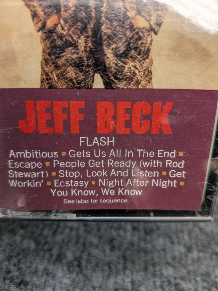 Jeff Beck Flash Cassette Tape New/Sealed 1985 - Image 4 of 4