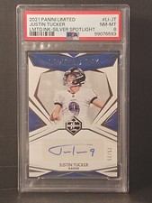 2021 Panini Limited - Limited INK #LI-JT Justin Tucker Auto  /25 Auto HOF Ravens