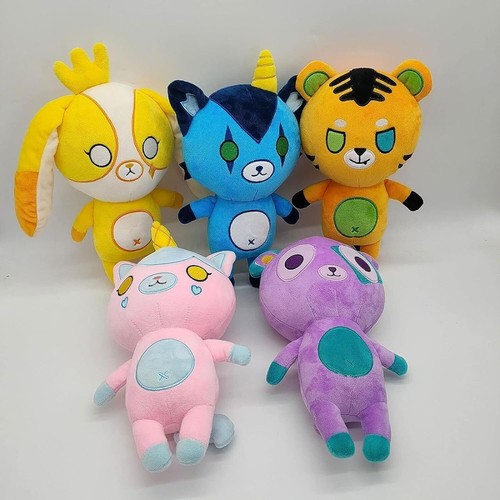25cm Fluffy Funneh Plush Toy Its The Krew Merch Cartoon Teddy Bear Kid Gift Xmas - Picture 31 of 60