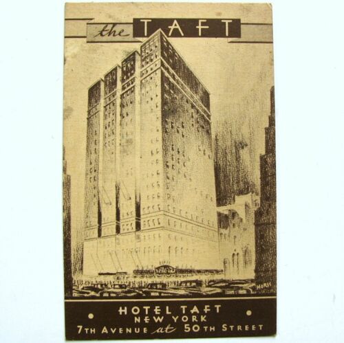 Cpa New-York hotel Taft Times square architecture - Foto 1 di 3