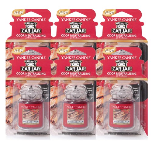 Yankee Candle Ultimate Sparkling Cinnamon Jar Candle, 6 Packs - Picture 1 of 4