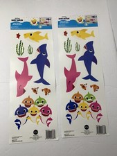 Baby Shark Wall Decals 2 sheets