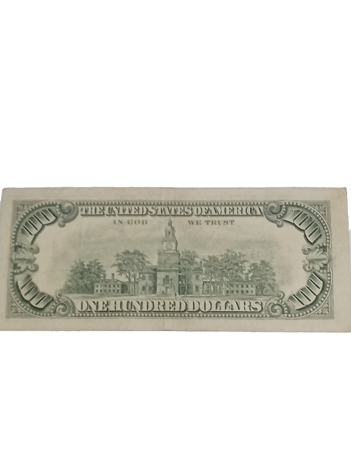 1985 100 Dollar Federal Reserve STAR Note No. D00283396*CHEVY Free  S/H - Image 4 of 4