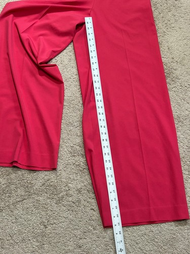 7th Avenue Womens Pants Size 8 Pink Straight Leg Pockets Classic Dressy Pants - Picture 8 of 14