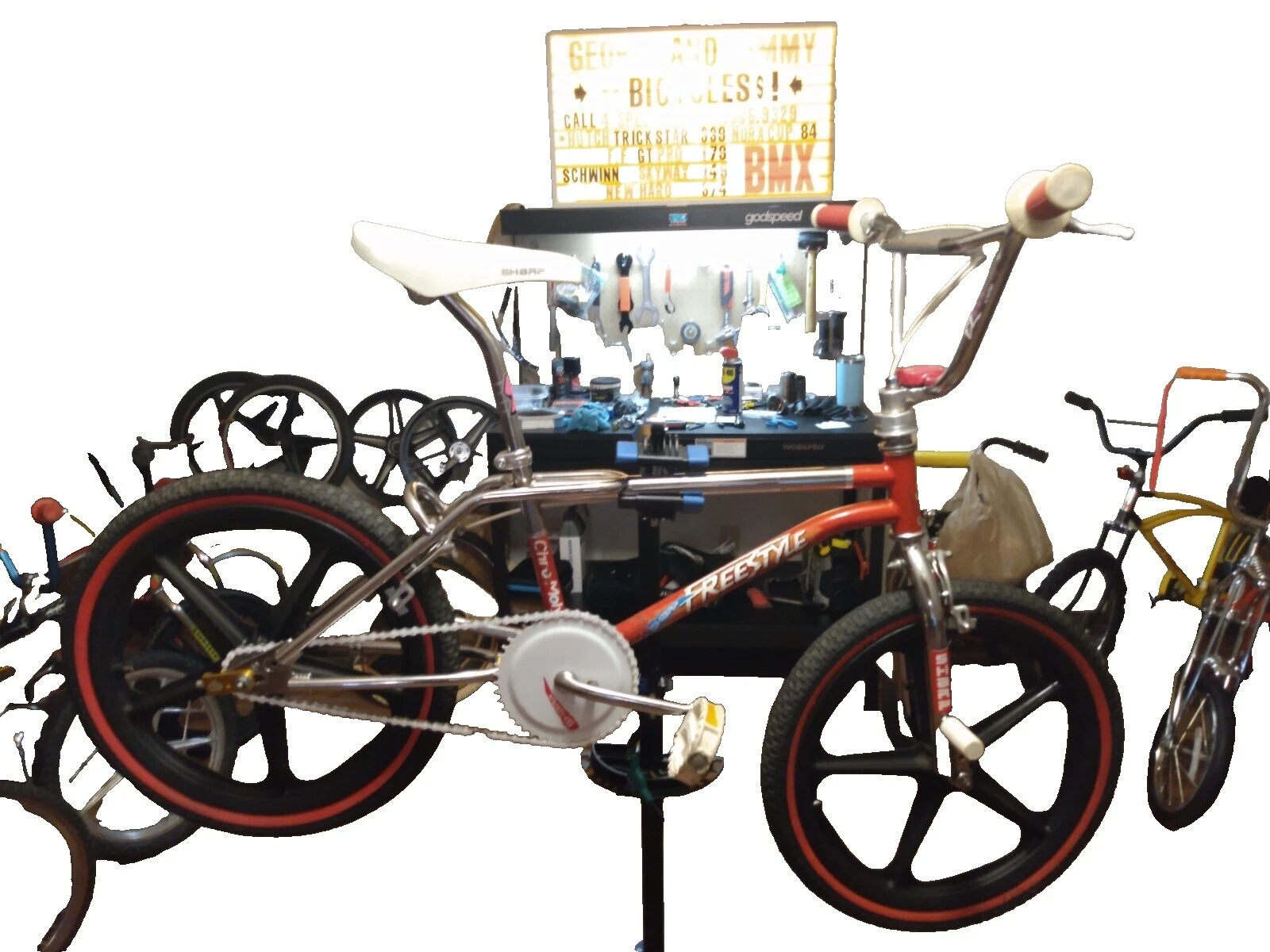 Multicolor BMX Bike-Old School Vintage Bikes