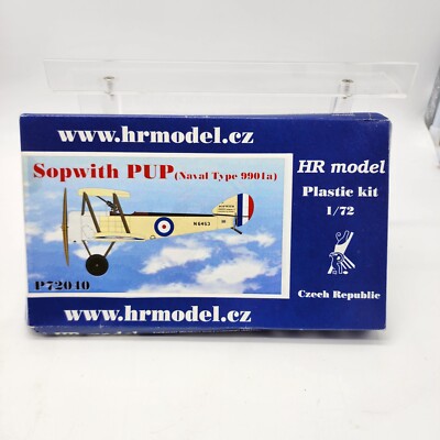 1/72 HR Model P72040 Sopwith Pup Naval Type 9901a Model Airplane Open Box New 