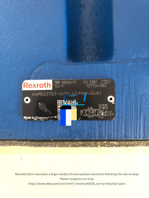 Brand new Rexroth R901504917 4WRLE27Q3-600M-42/MXY/24A1 Valve