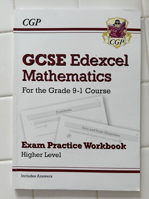 GCSE Edexcel 9-1 CGP Maths Exam Practice Workbook Higher Level Answers Revision