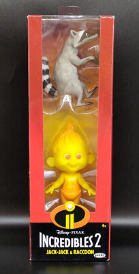 Sammel-Figuren: Incredibles 2 - Jack-Jack & Raccoon [2018 by Jakks] Disney/Pixar