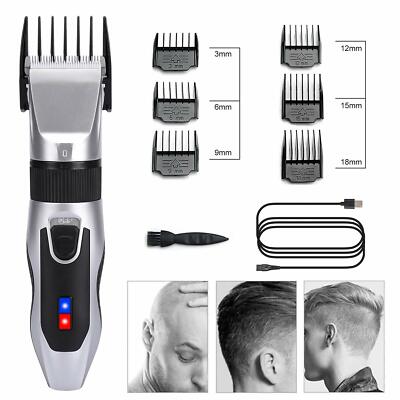 labato Hair Clippers Men Cordless Home Hair Cutting Kit Rechargeable Silver NEW