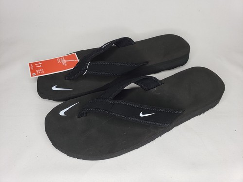 Nike Celso Women's Thong Flip Flop Sandals Black/White Size 11